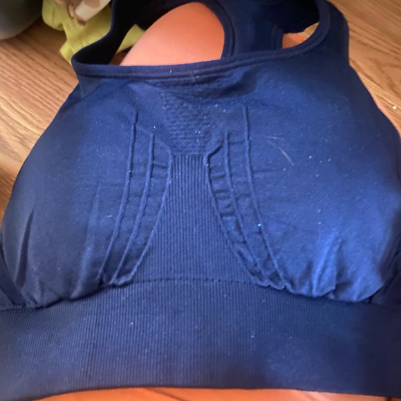Truekind Everyday Wireless Racerback Bralette - Navy-New - Picture 4 of 4